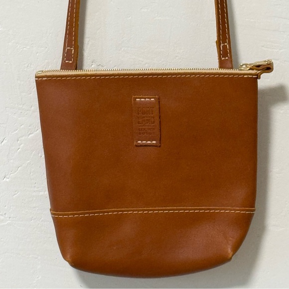 Portland Leather Festival Bag Crossbody Nutmeg - Picture 2 of 12